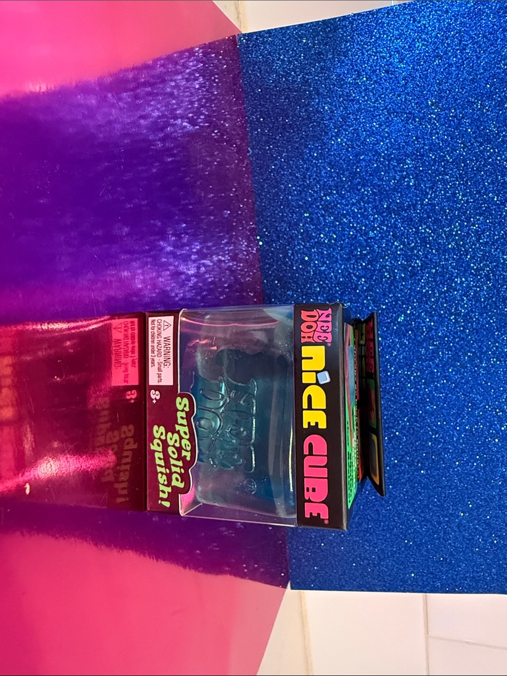NeedohNice Cube - Blue  Squishy Stress Toy